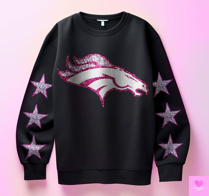 Pink Bling Version Football Various Teams (Pro) includes sleeves