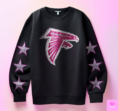 Pink Bling Version Football Various Teams (Pro) includes sleeves