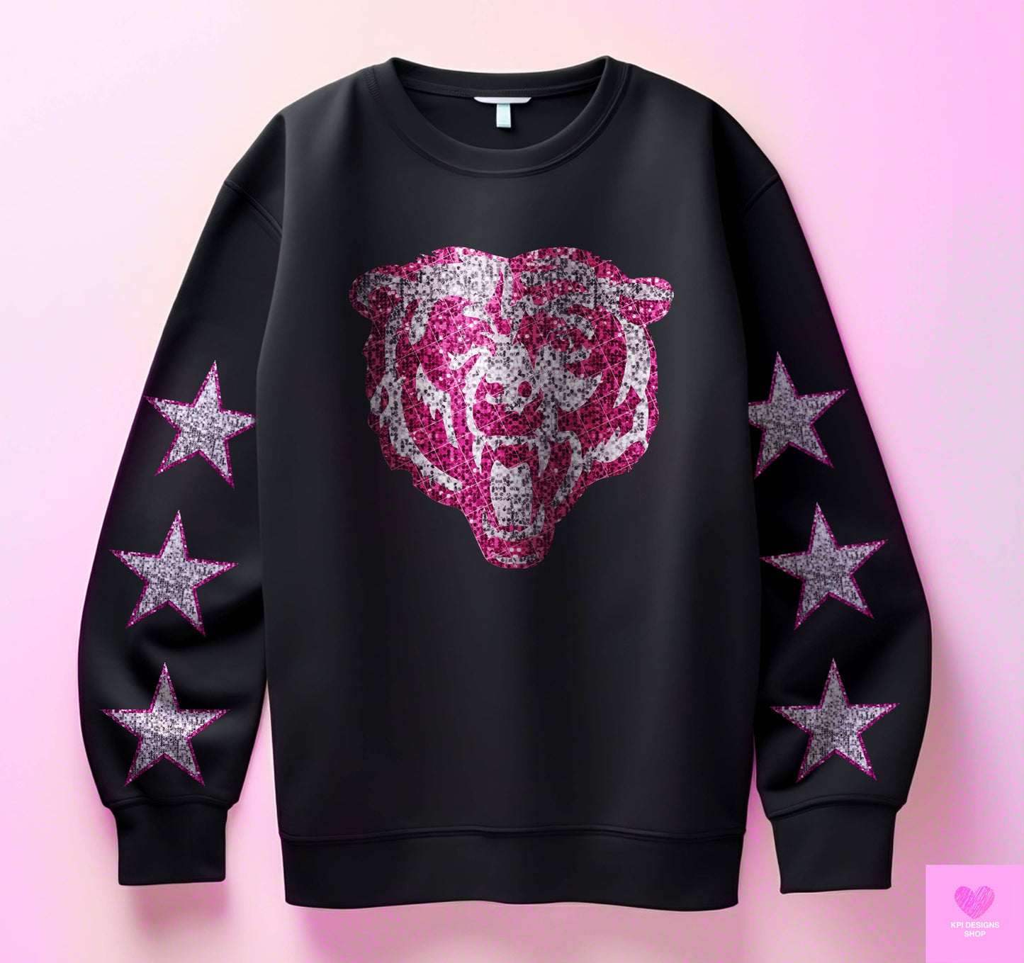 Pink Bling Version Football Various Teams (Pro) includes sleeves