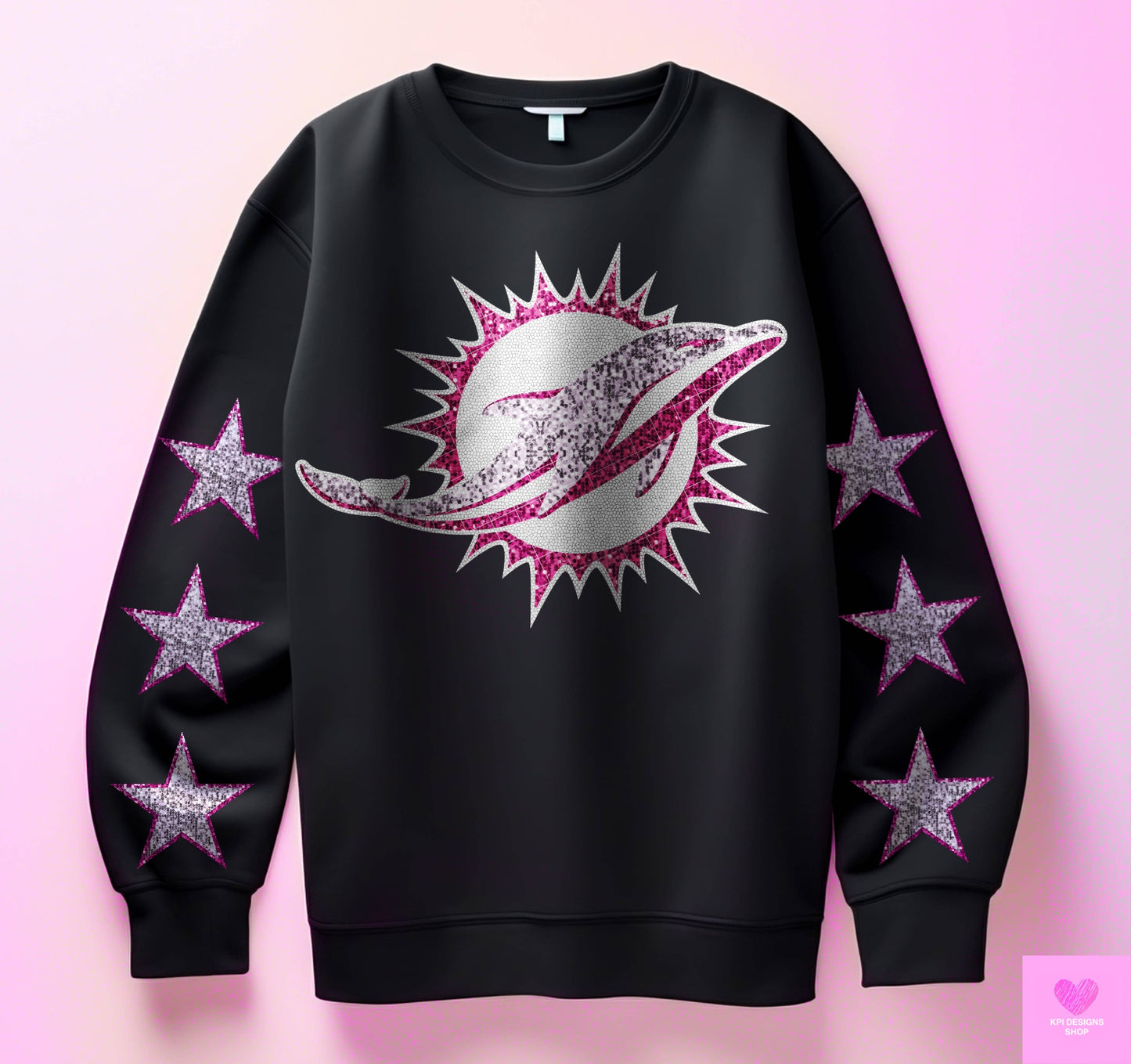 Pink Bling Version Football Various Teams (Pro) includes sleeves