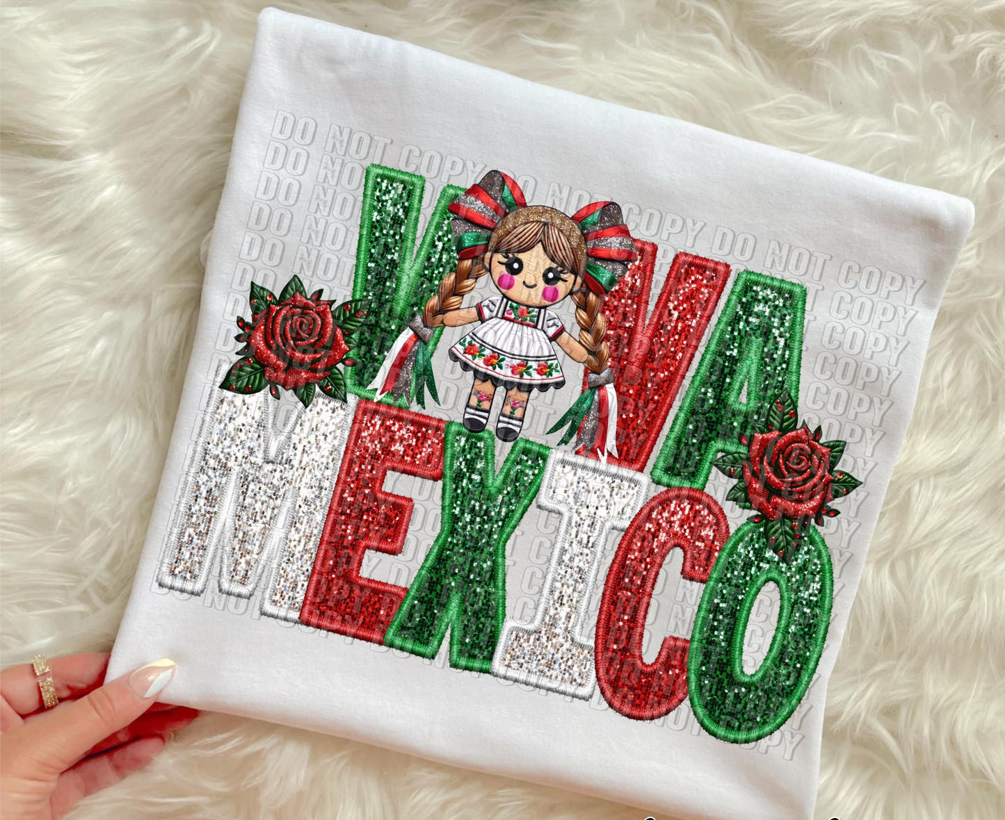 Viva Mexico Faux Glitter (Doll)