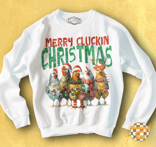 Merry Cluckin Christmas (Chickens)