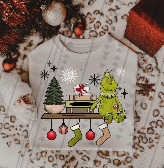 Grinch Bookshelf