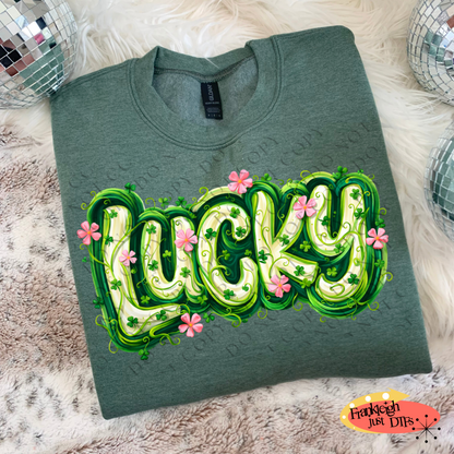 St Patrick's Day Png Brushstroke Lucky