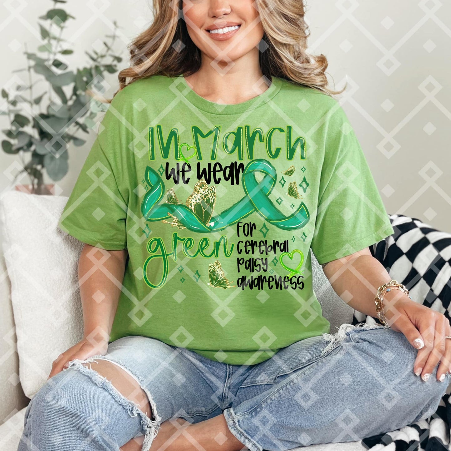 In March, we wear green for cerebral palsy awareness