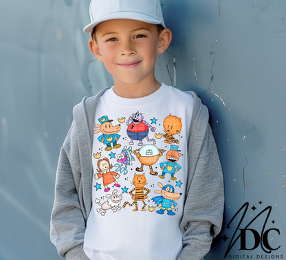 Dog Man Character Collage