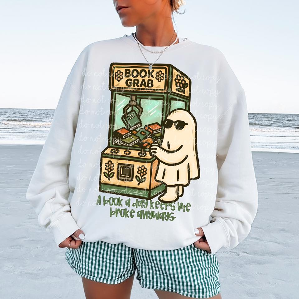 Book Grab Machine Ghost (Green)