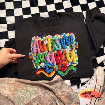 Autism Mama Faux Yarn
