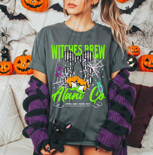 Witches Brew Striped Bow