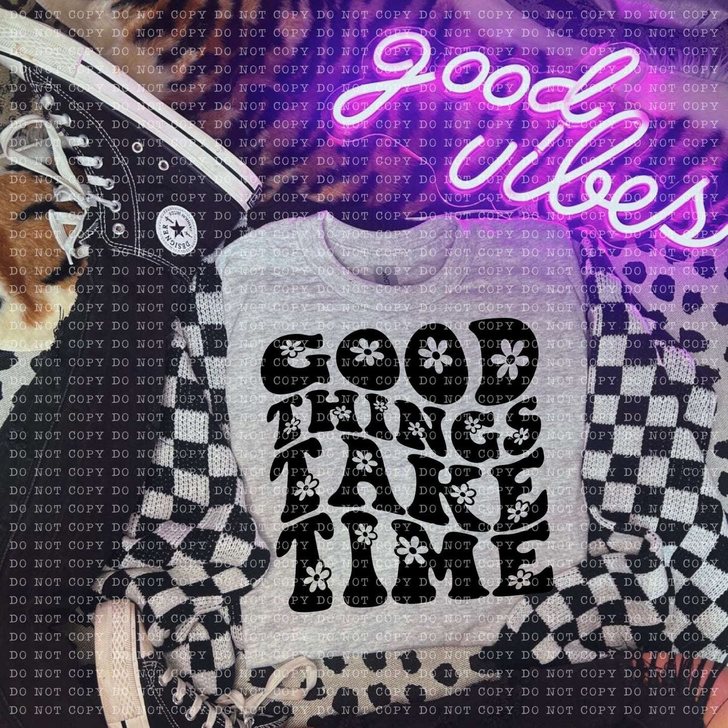 Good Things Take Time (Black)