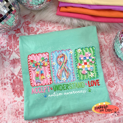 Accept Understand Love Autism Awareness