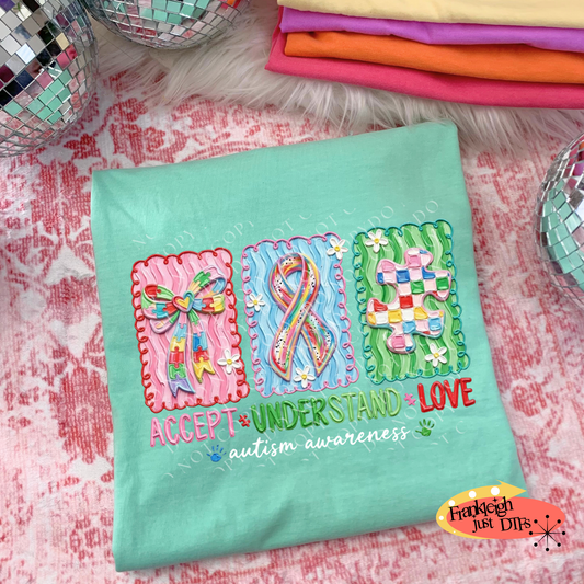 Accept Understand Love Autism Awareness