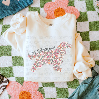 Floral Dog Mom (A-F)