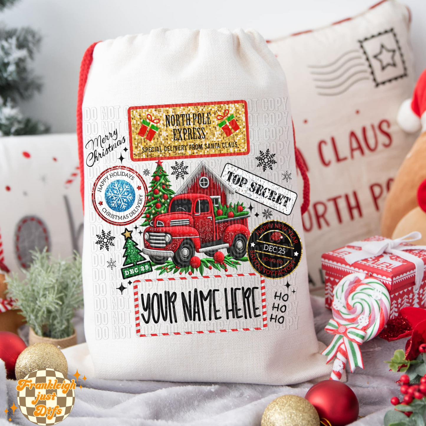 Santa Sack (Designs only) Multiple Choices