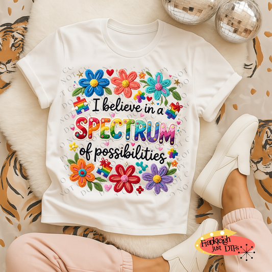 I believe in the Spectrum of possibilities