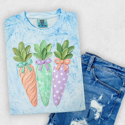 Hand Painted Carrots Easter