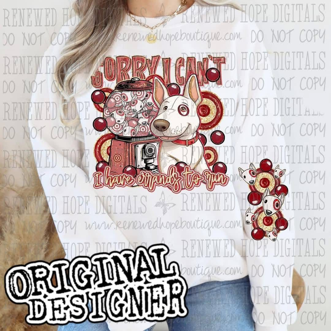 Sorry I can’t. I have errands to run (with sleeve)