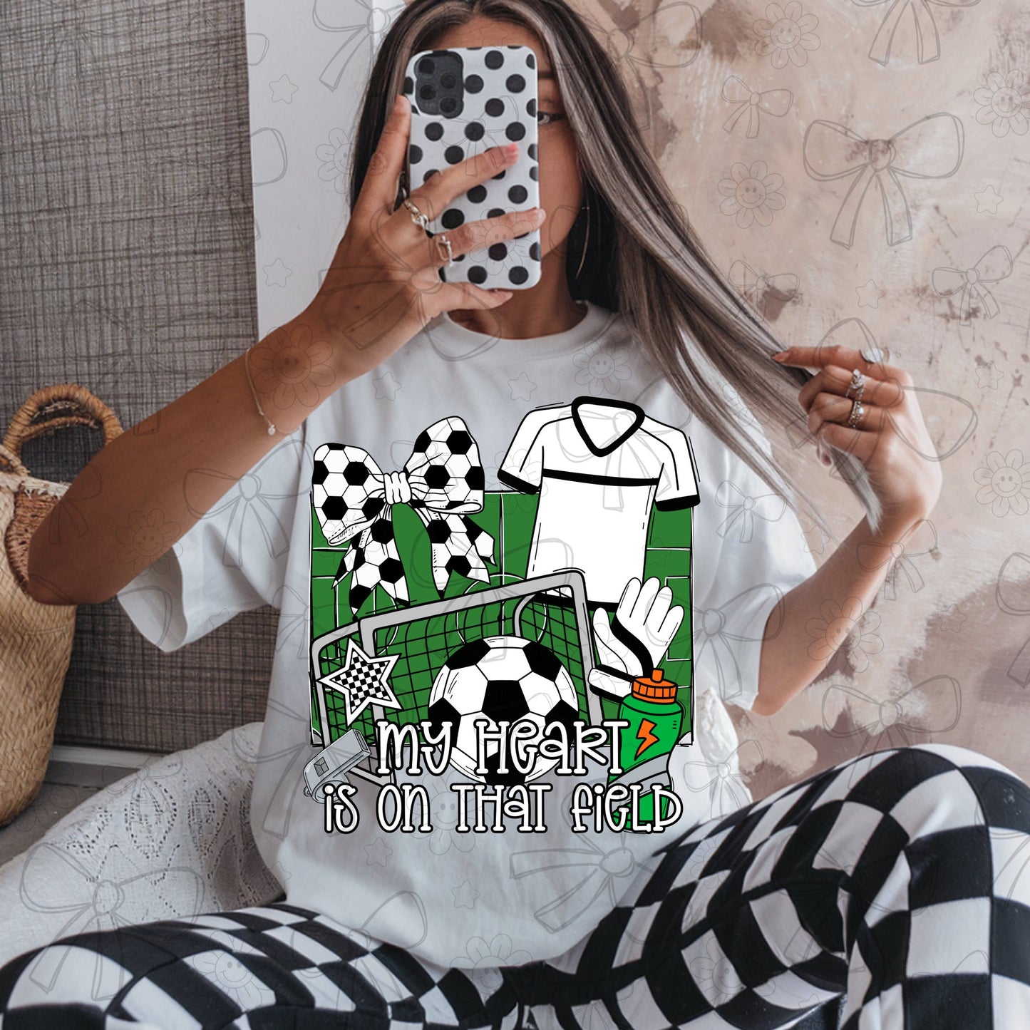 My heart belongs on the field (soccer)