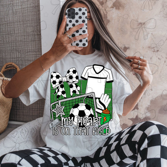 My heart belongs on the field (soccer)