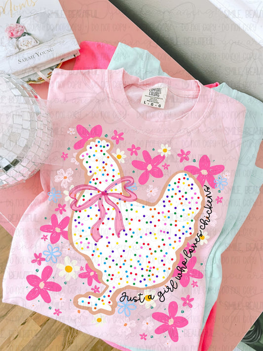 Just a girl who loves chickens animal cracker