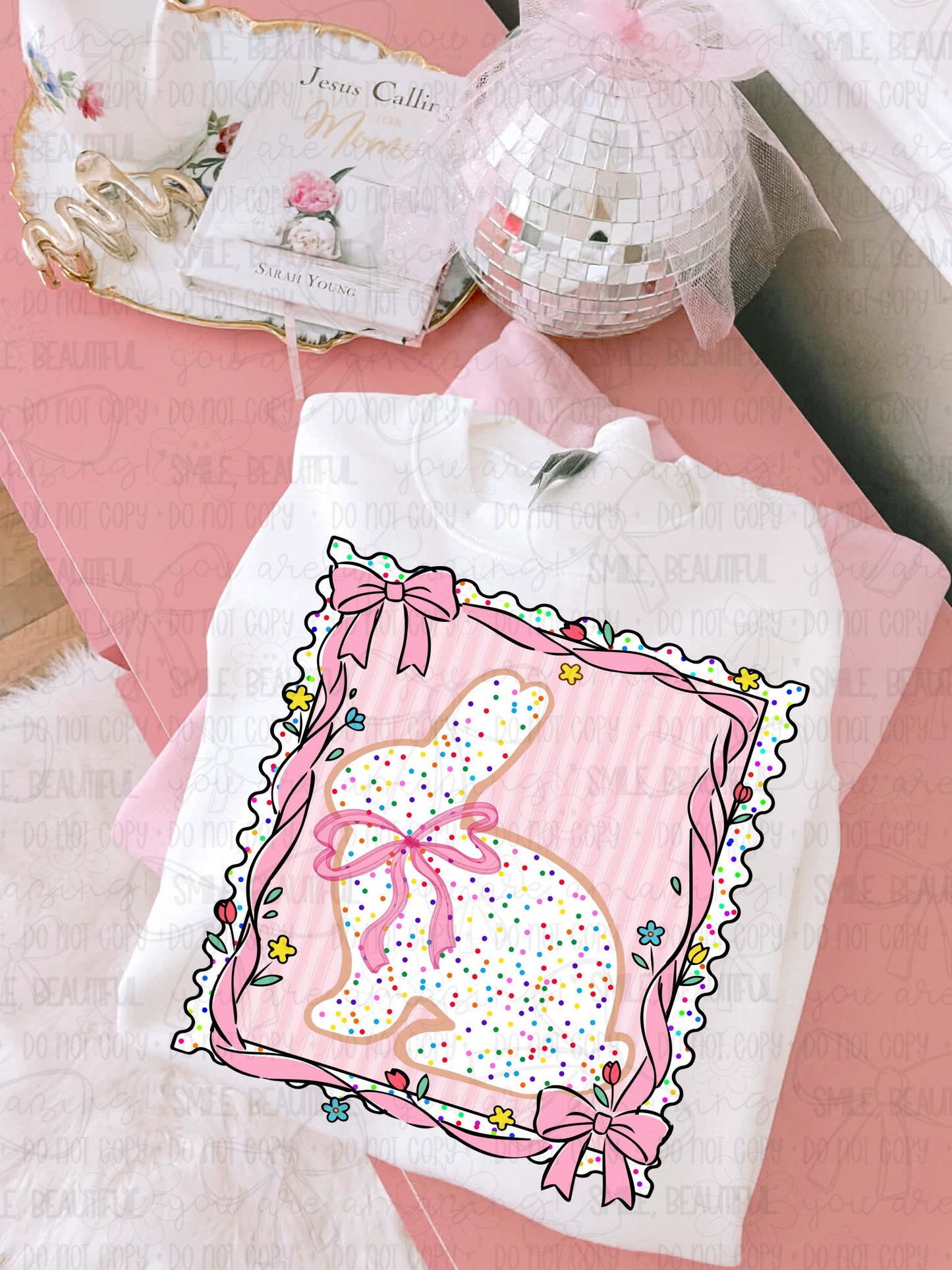 Animal cracker bunny frame