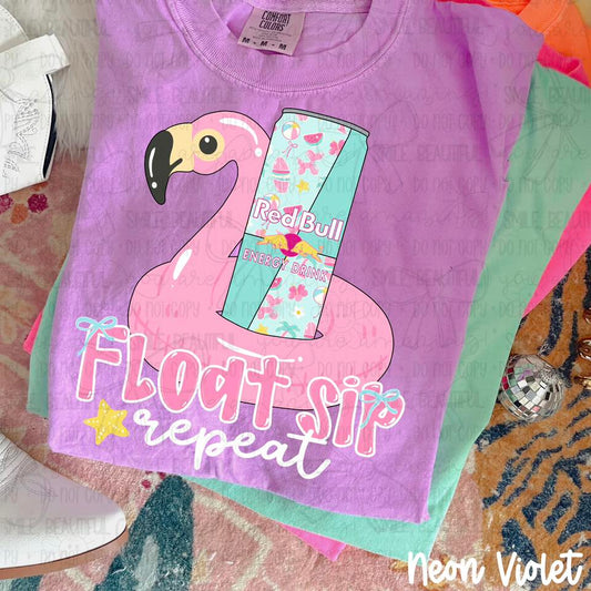 Float sip repeat ReDBull floral
