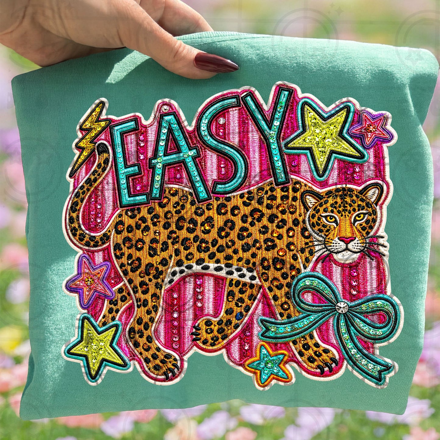 Easy tiger faux emb