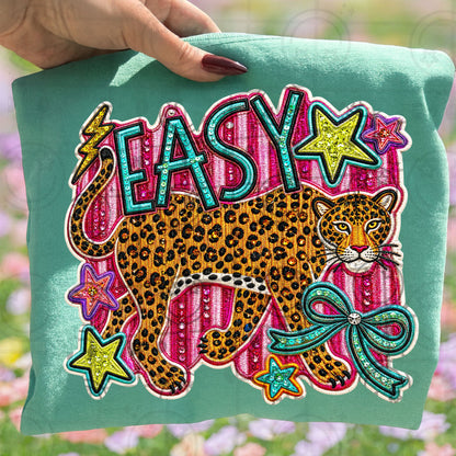 Easy tiger faux emb