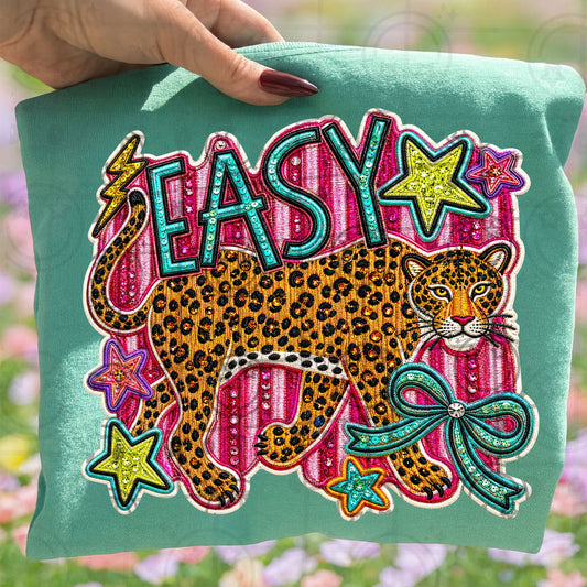 Easy tiger faux emb