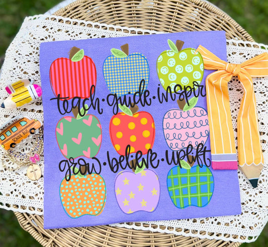 Teach guide inspire apples