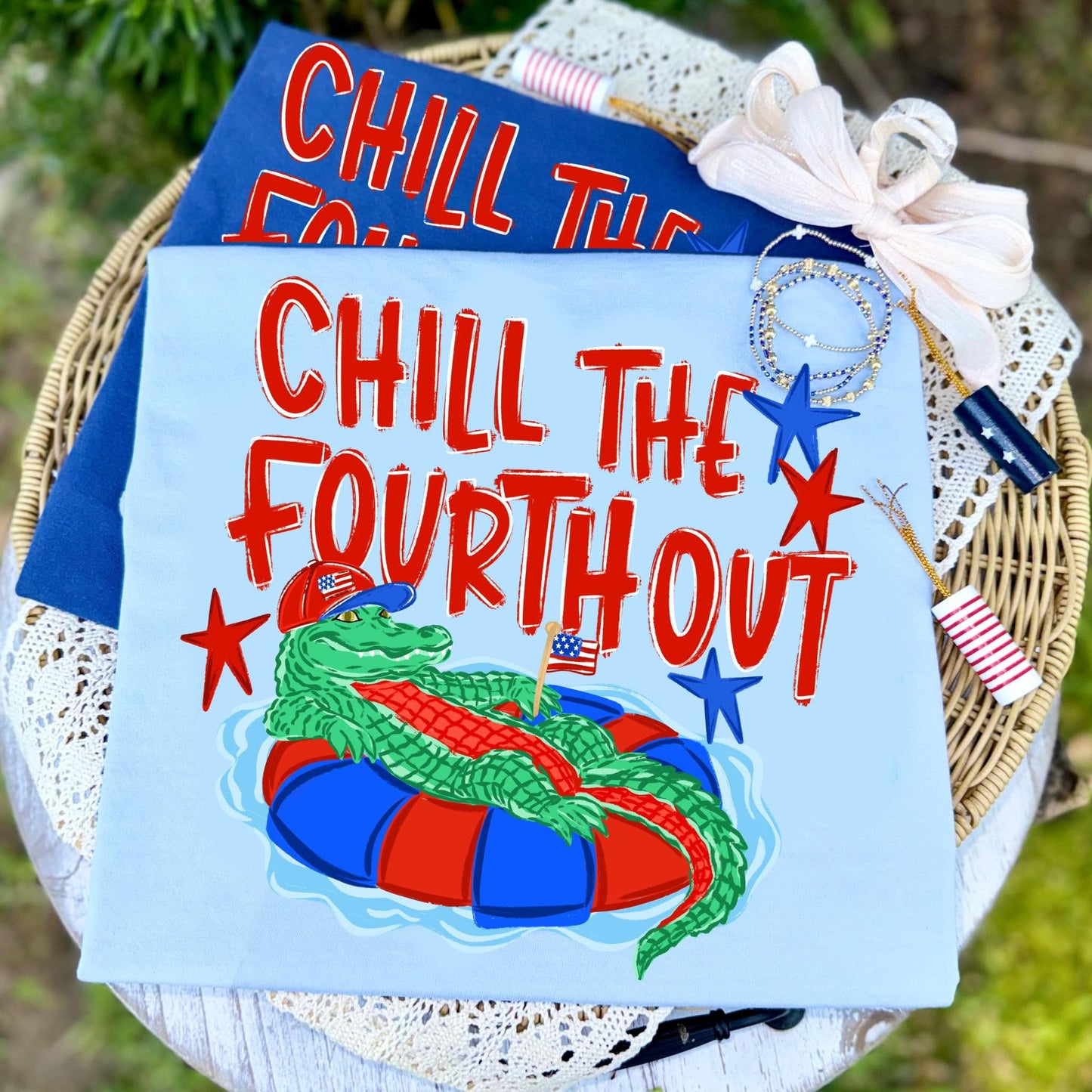 Chill the Fourth out Gator with Hat