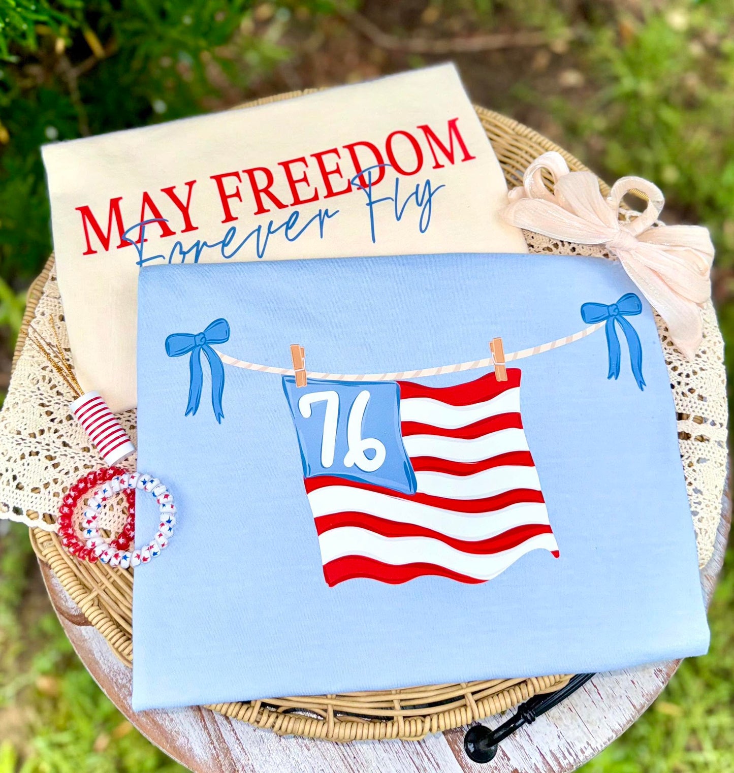 May Freedom forever fly front (Flag)