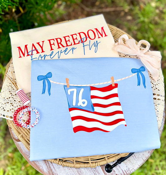 May Freedom forever fly front (Flag)