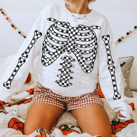 Checkered Arm Bones (Sleeve Design)