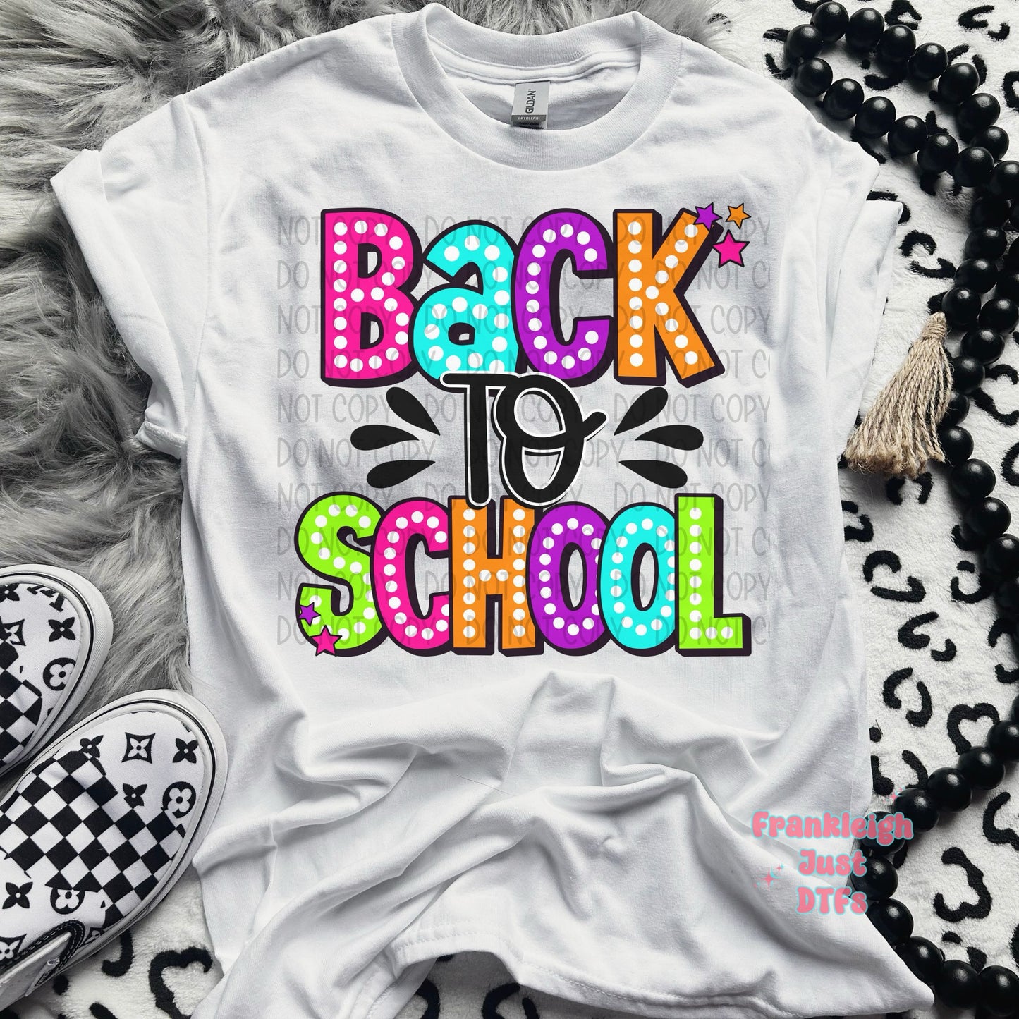 Back to School (Polka Dot Letters)