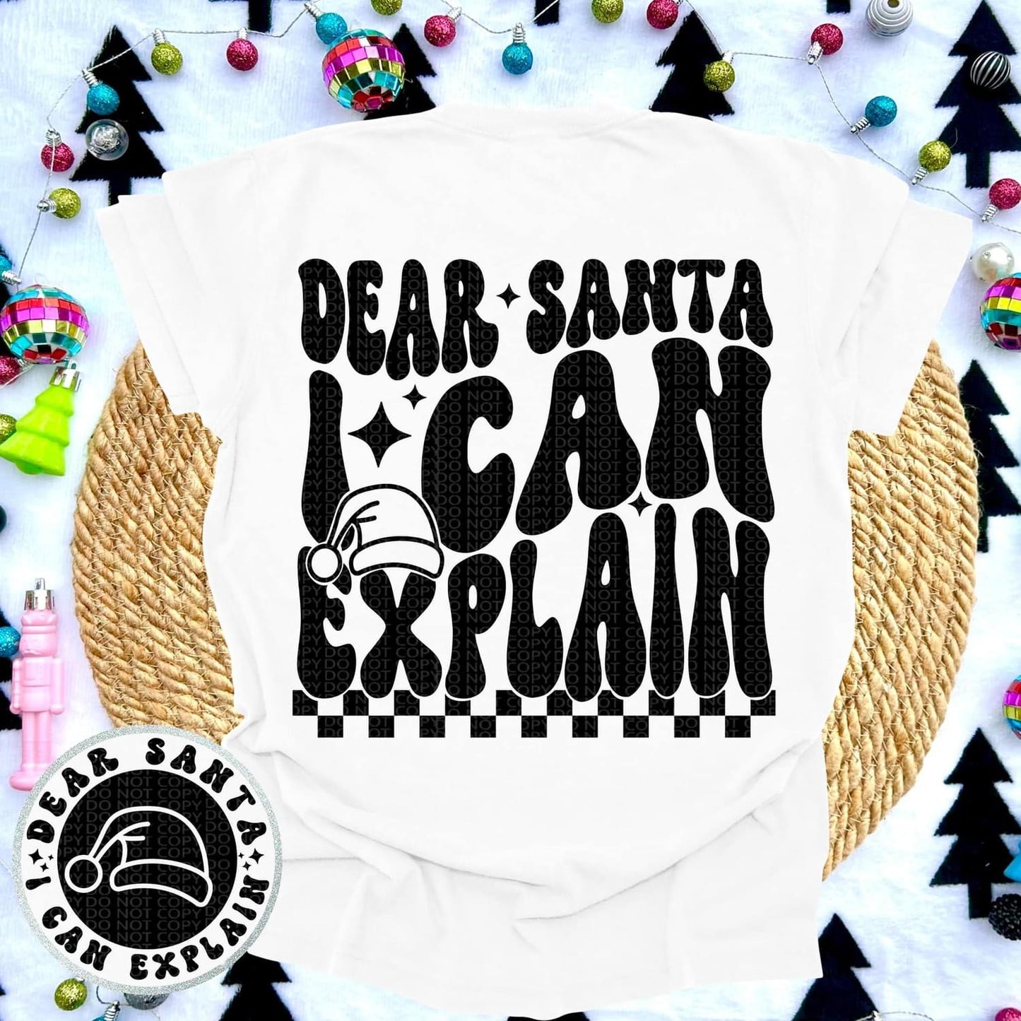 Dear Santa, I can explain (includes pocket)