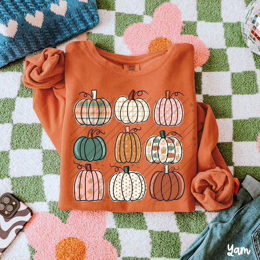 Fall pumpkin collage