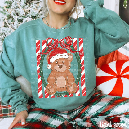 Bear frame red stripes
