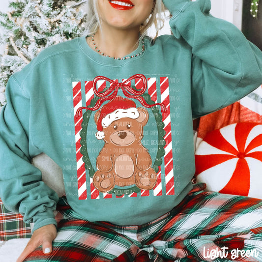 Bear frame red stripes