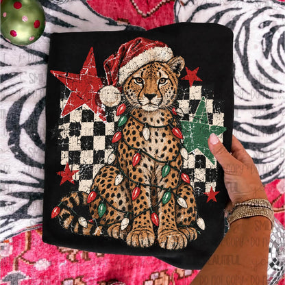 Christmas cheetah