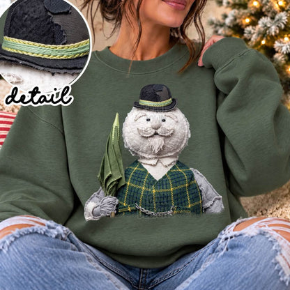 Sam snowman stitched