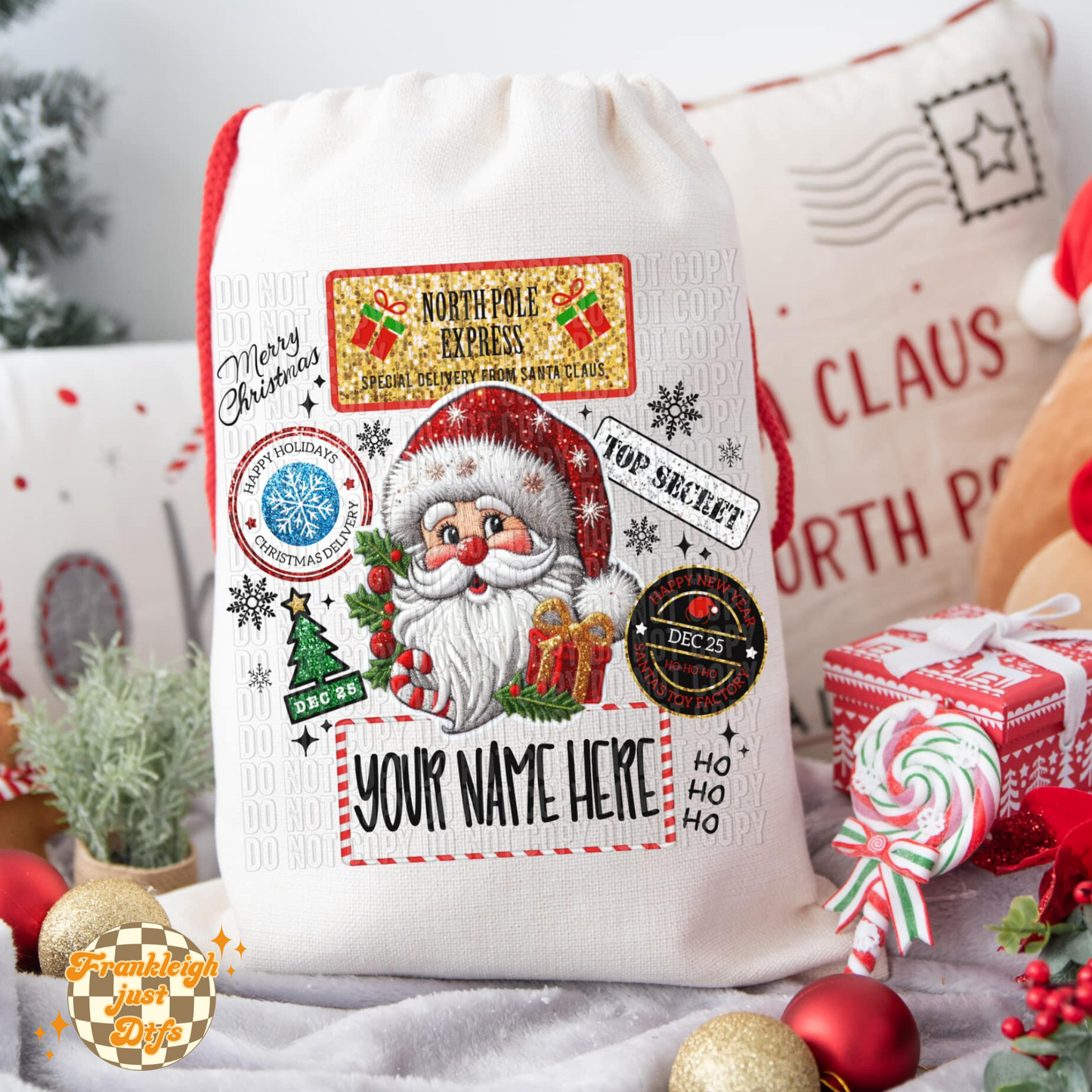 Santa Sack (Designs only) Multiple Choices