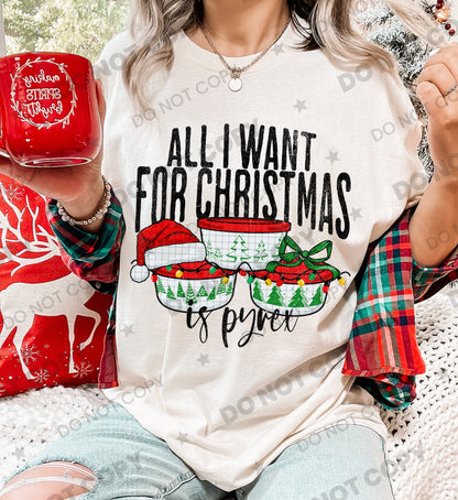 All i want for Christmas is pyrex distressed
