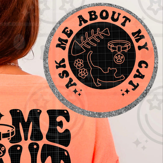 ASK ME ABOUT MY CAT Pocket