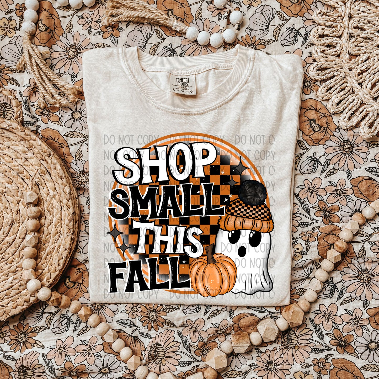 Shop Small this Fall (Checkered Background)