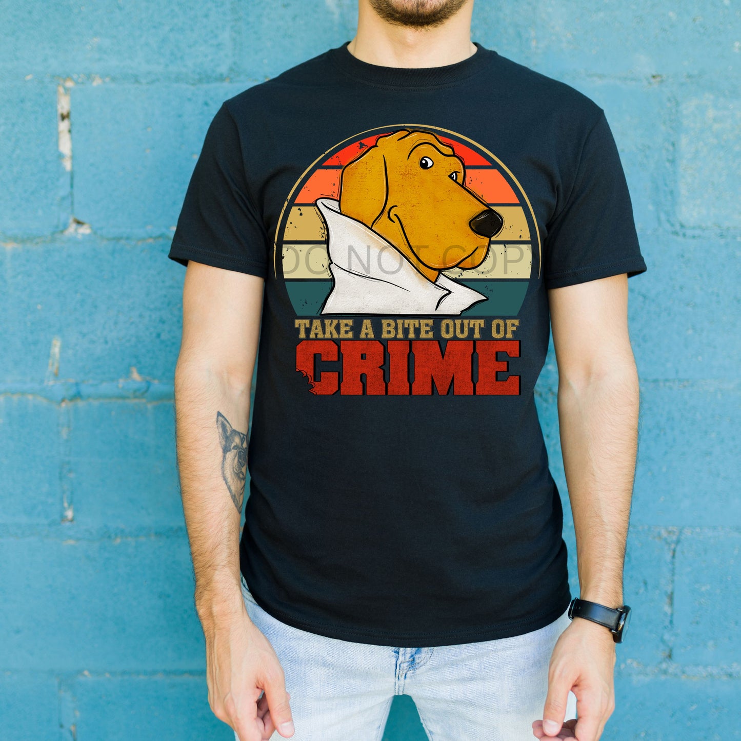 Retro Dog detective