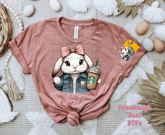 Bunny with Bow-1 with Pocket/Sleeve design