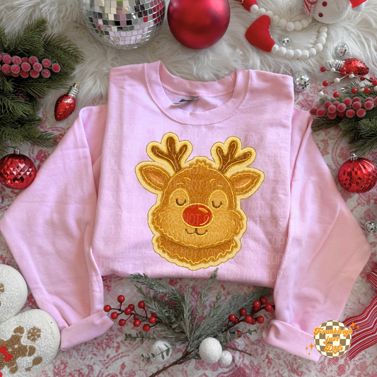 Faux Chenille Reindeer