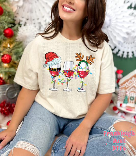 Christmas Wine Glasses