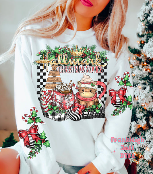 My Christmas Movie Sweater W/ Reindeer (front design)